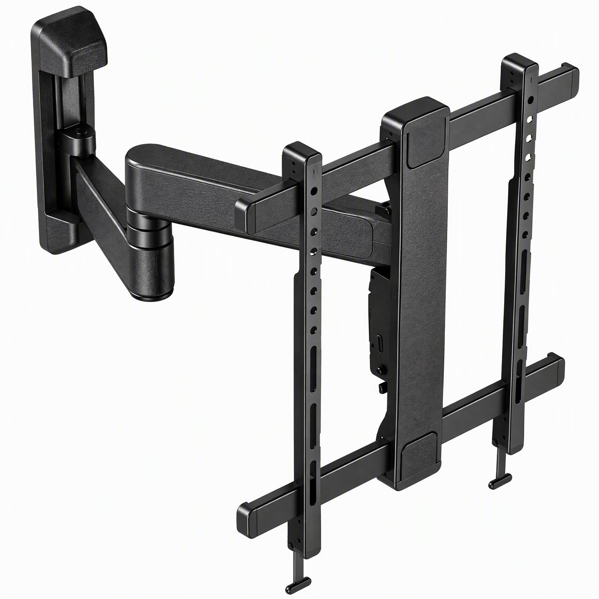 MountFTV Full Motion TV Wall Mount for 39-65 Inch TVs, Tilting Swivel TV Bracket with 26.5" Extension, Holds 75 lbs, Max 400x400
