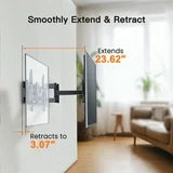 PERLESMITH Full Motion TV Mount Fits 50-90in with Swivel, Tilt, Articulating & Extend Max 800x400 mm, Holds up to 165 lbs