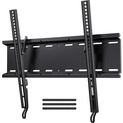 MountFTV Tilting TV Wall Mount Bracket Low Profile for 23-70 inch Screen TVs with 400x400mm, Holds up to 115lbs