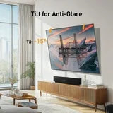 MountFTV Tilting TV Wall Mount for 26-65 inch, TV Wall Brackets Up to 15° Tilting, Max 400x400mm, Hold Up to 99 lbs