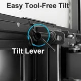 MountFTV Full Motion TV Wall Mount Bracket for 37-85 inch Flat Curved TVs, Max 600x400mm, Holds up to 110 lbs