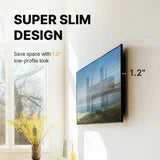 PERLESMITH Tilting TV Wall Mount Bracket Low Profile for 23-70 inch Screen TVs with 400x400mm, Holds up to 115lbs