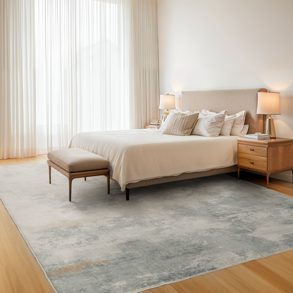 8'x10' Boho Area Rugs for Living Room, Machine Washable Area Rug with Non-Slip Backing, Stain Resistant Non-Shed Carpet for Bedroom, Dining Room, Dorm, Office