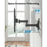 MountFTV Full Motion TV Wall Mount Brackets for 13-32 Inch TVs, 360° Rotation TV Mount Great for RV's and Campers Max 100x100mm, Hold up to 33 LBS