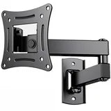 MountFTV Full Motion TV Wall Mount Brackets for 13-32 Inch TVs, 360° Rotation TV Mount Great for RV's and Campers Max 100x100mm, Hold up to 33 LBS