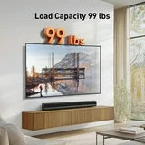 MountFTV Tilting TV Wall Mount for 26-65 inch, TV Wall Brackets Up to 15° Tilting, Max 400x400mm, Hold Up to 99 lbs